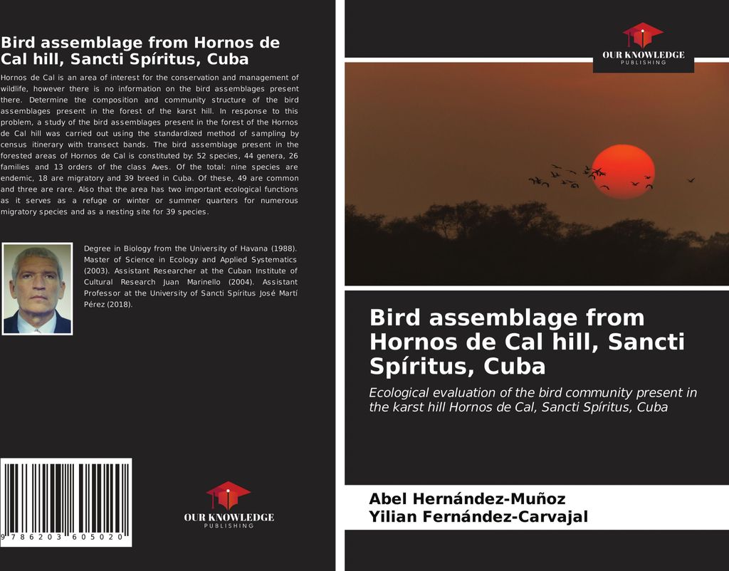 Bird assemblage from Hornos de Cal hill, Sancti Spíritus, Cuba