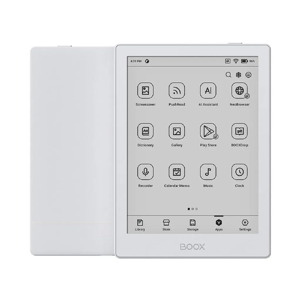 Boox Go 6 Liseuse Android 11 Écran E-Ink Haute Résolution 6 pouces Blanc