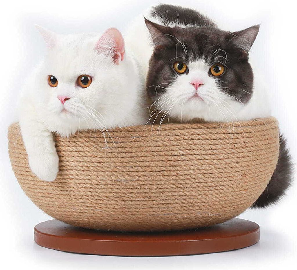 Sisal-Kratzschale Bowl · Liegemulde für Katzen · Beige · Produktbild 