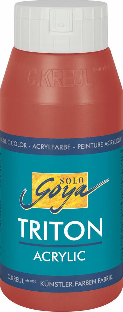 KREUL SOLO GOYA Triton Acrylfarbe oxydrot 750,0 ml