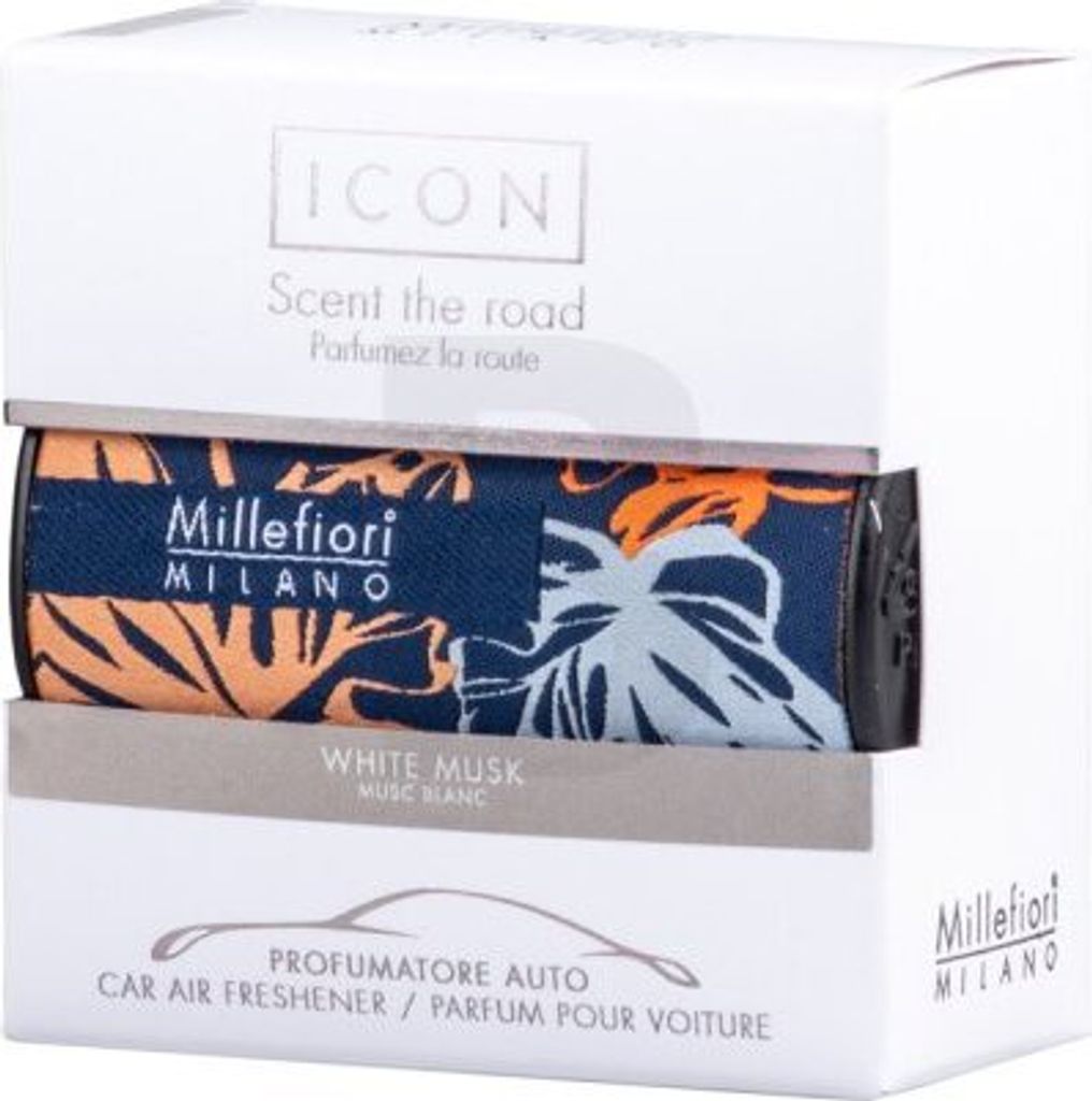 White Musk- Millefiori- "Textile Floral" CAR ICON Autoduft Produktbild 