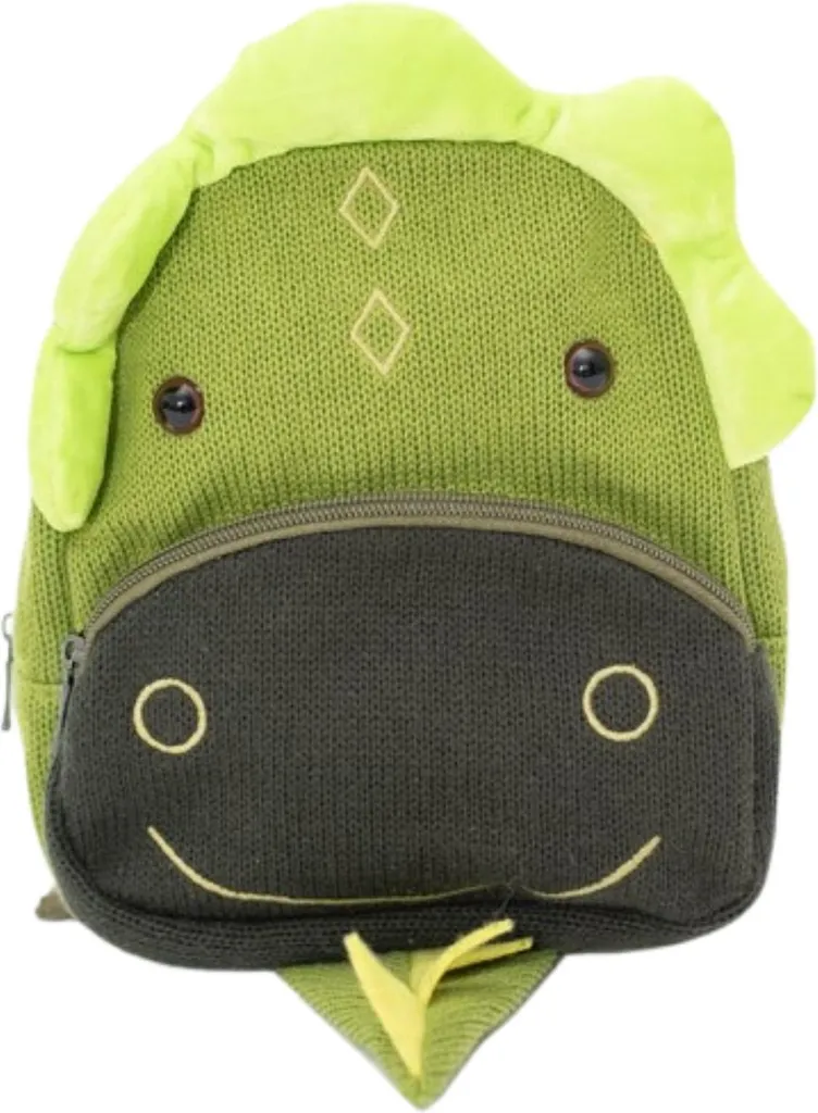 Zaino Crochetts Giallo Drago - 23x30x10 cm - Ergonomia per l'Asilo