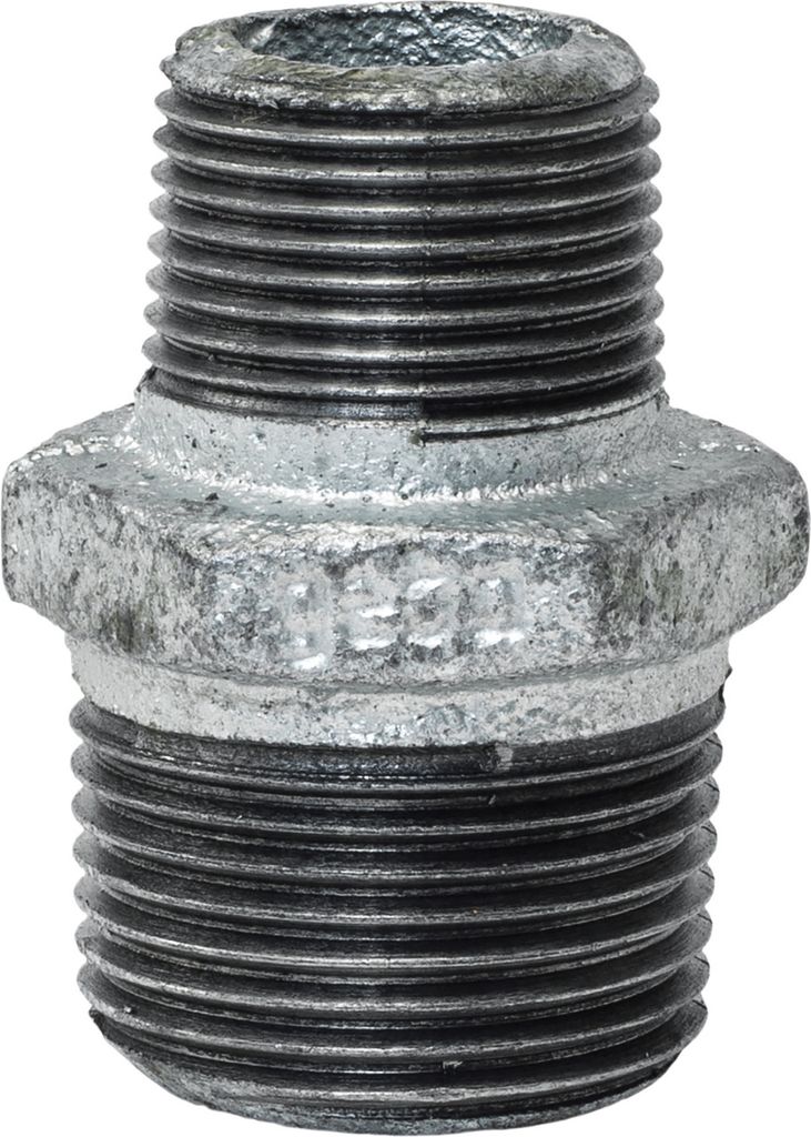 Reduzierdoppelnippel 1 1/4" x 3/4" AG/AG Reduzierung verzinkt : 1 1/4 Zoll AG x 3/4 Zoll AG Größe: 1 1/4 Zoll AG x 3/4 Zoll AG