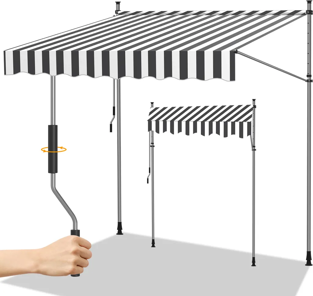SWANEW Tenda da Sole Economica 3m: Ombra Intelligente per Balconi