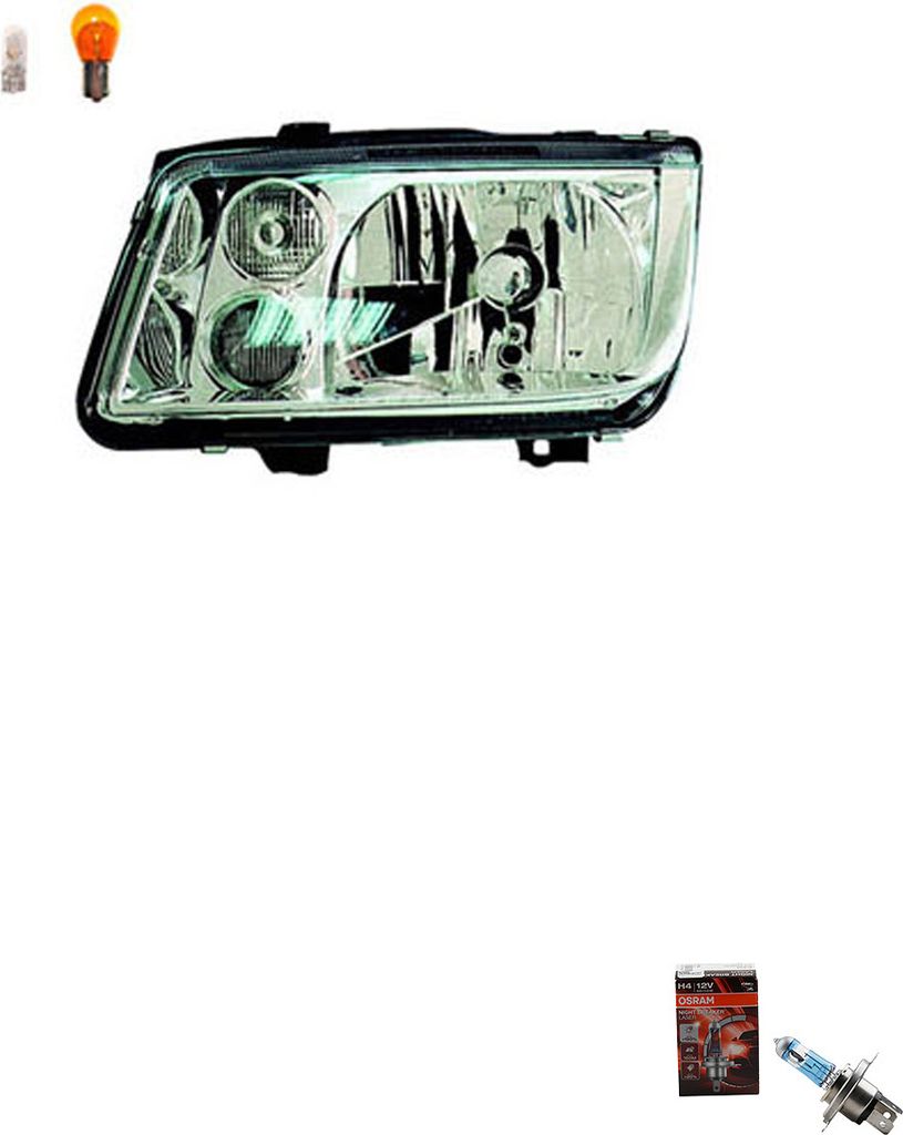 Johns, Scheinwerfer Osram Night Breaker Laser passend für VW Bora 1J2 10/98- 05/05 Links 1J5941017AE 1J5941017BE 1J5941017AJ 1J5941017AQ 1J5941017...
