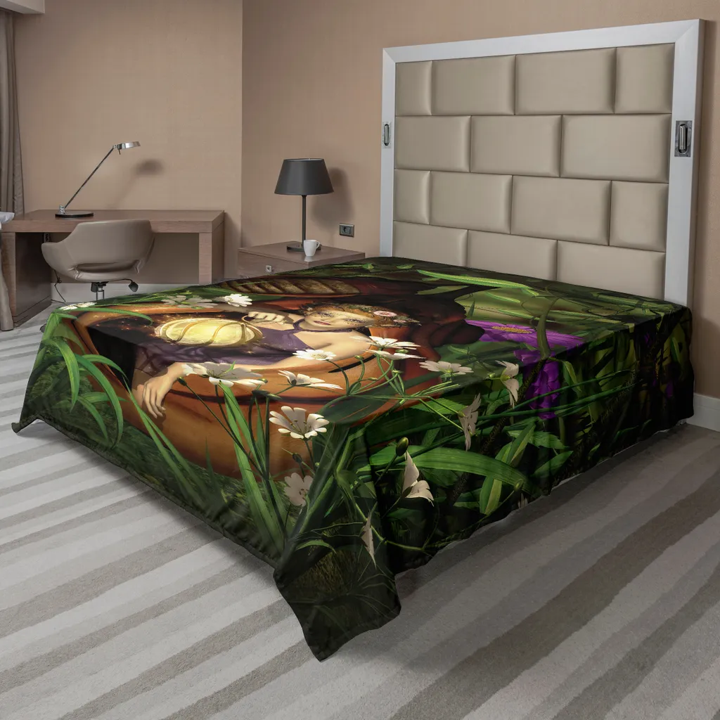 Lenzuolo Artistico Princess Elfo Notte Cocoon 244x205 - Abakuhaus