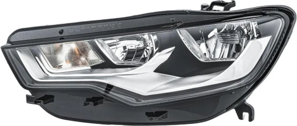 Phare avant gauche halogène HELLA H15 12V compatible avec votre Audi A6