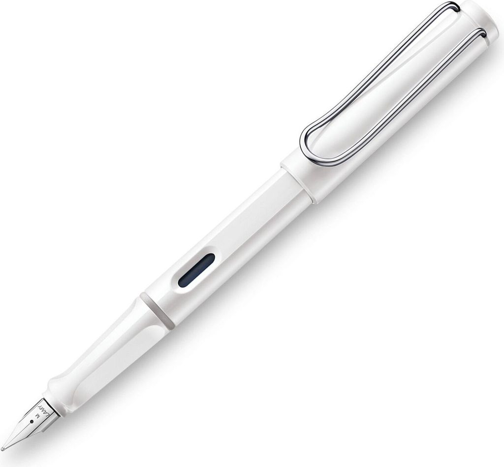LAMY safari Patronenfüller weiß hochglänzend M (mittel) Produktbild 7