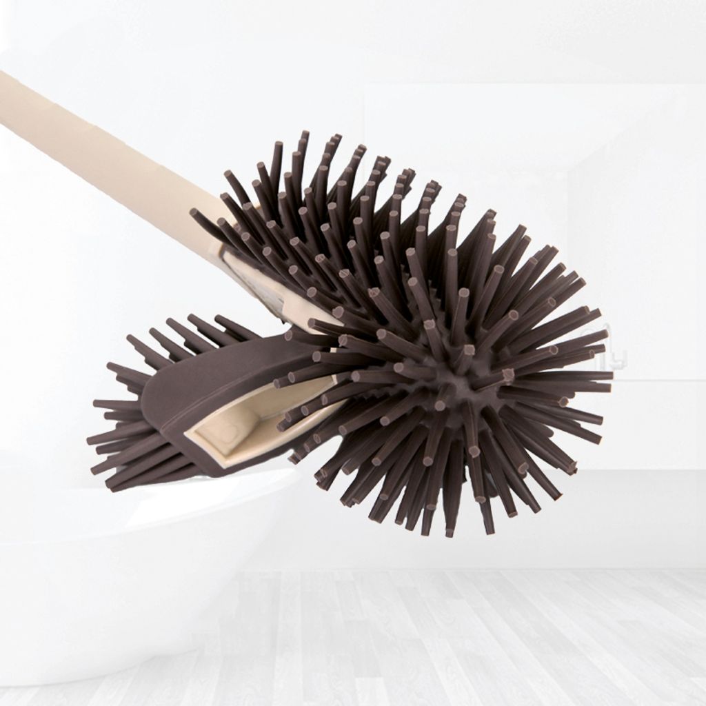Toiletten Klo Bürste Silikon Klobürste WC Garnitur Bürste Brush Toilettenbürste