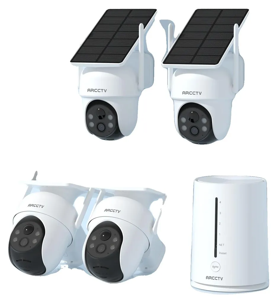 Caméra de sécurité solaire 1440P : finies les recharges de batterie