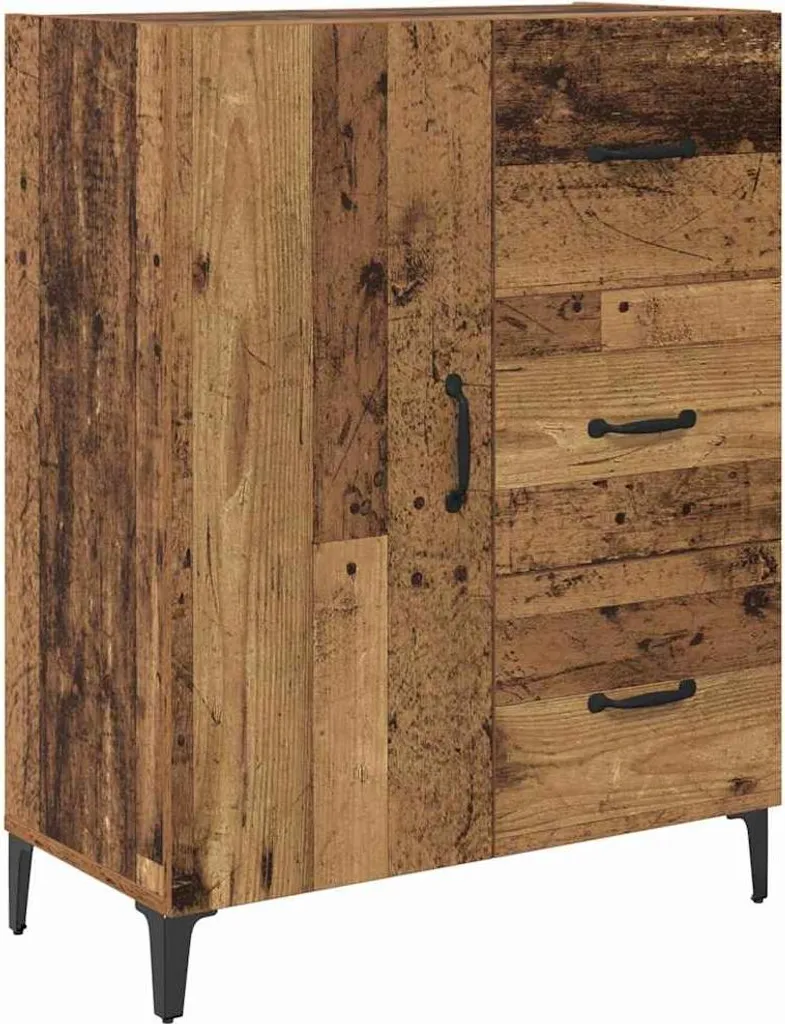Credenza Vintage Legno di Recupero 90cm | Mobiletto Ingresso Retro