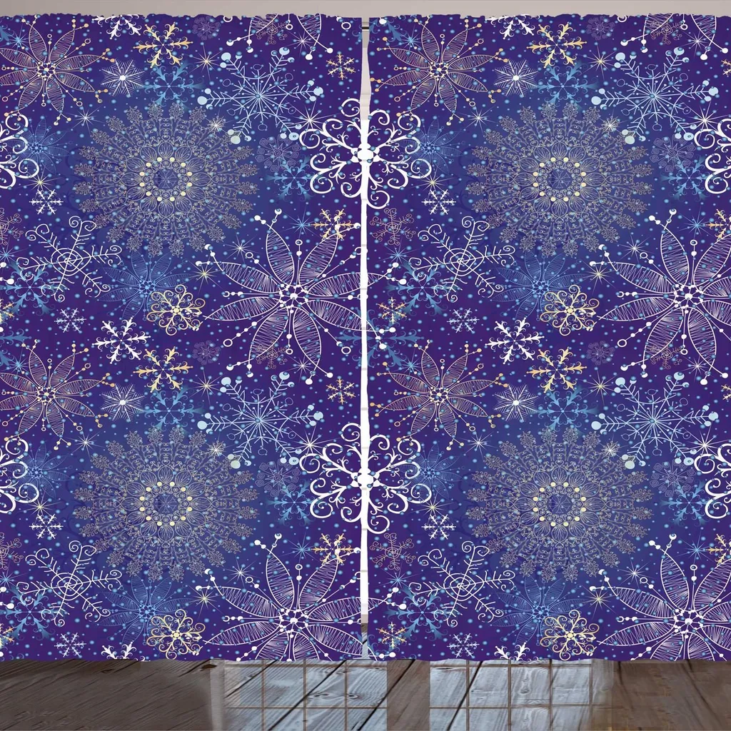 Tenda Esclusiva Arande Blu Scuro - Mandala di Neve 280x260