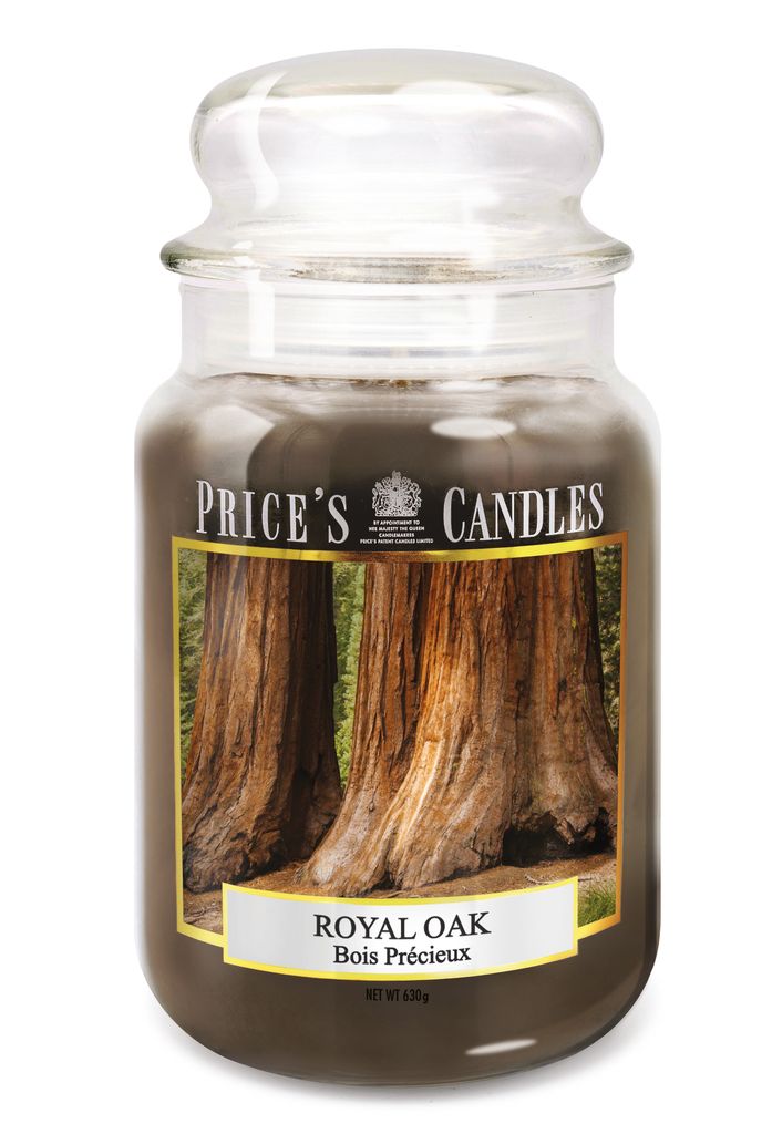 Candela profumata in barattolo di caramelle Royal Oak Immagine del prodotto 
