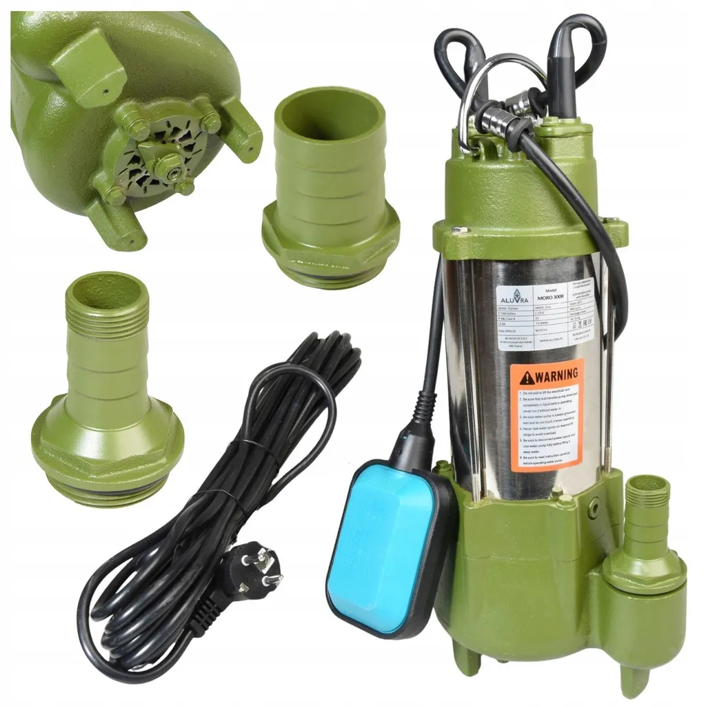 Pompe Broyeur Anti-Bouchon MORO 300R pour Evacuer Eaux Grises et Vannes