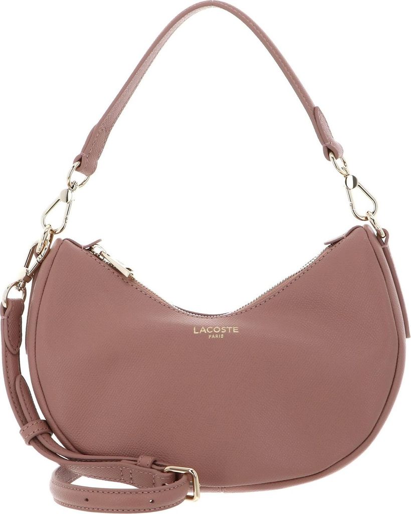 LACOSTE Schultertasche Umhängetasche Moon Bag Tulle altrosa