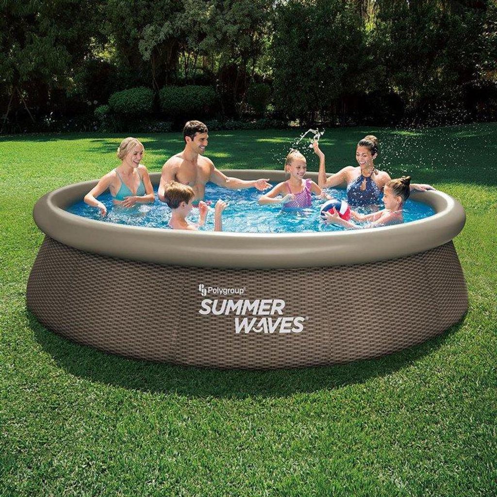 Summer Waves aufblasbarer Pool rund 366x76 cm mit Produktbild 