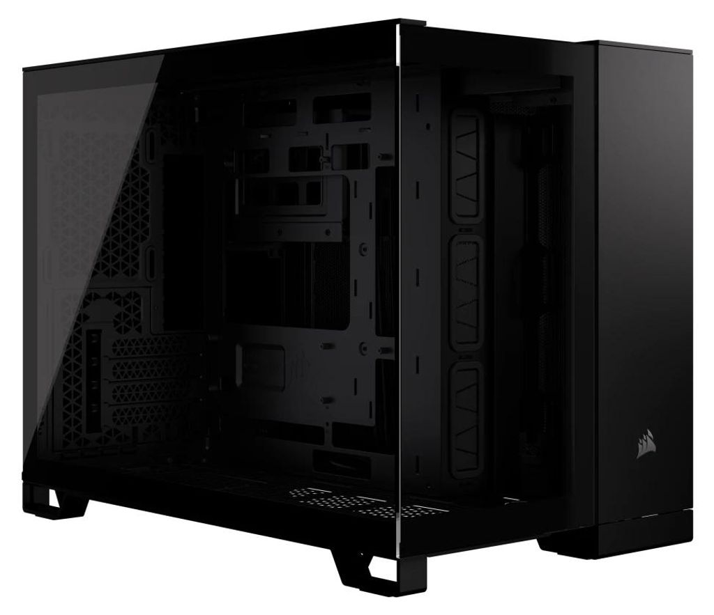 CORSAIR CORSAIR 2500X Micro ATX dvojkomorová skriňa, čierna Obrázok produktu 
