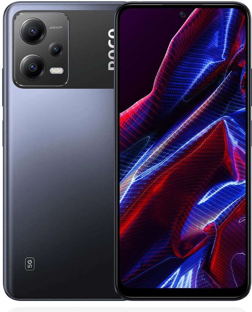 Xiaomi Poco X5 5G Dual-Sim EU 6/128GB, MIUI, black Produktbild 