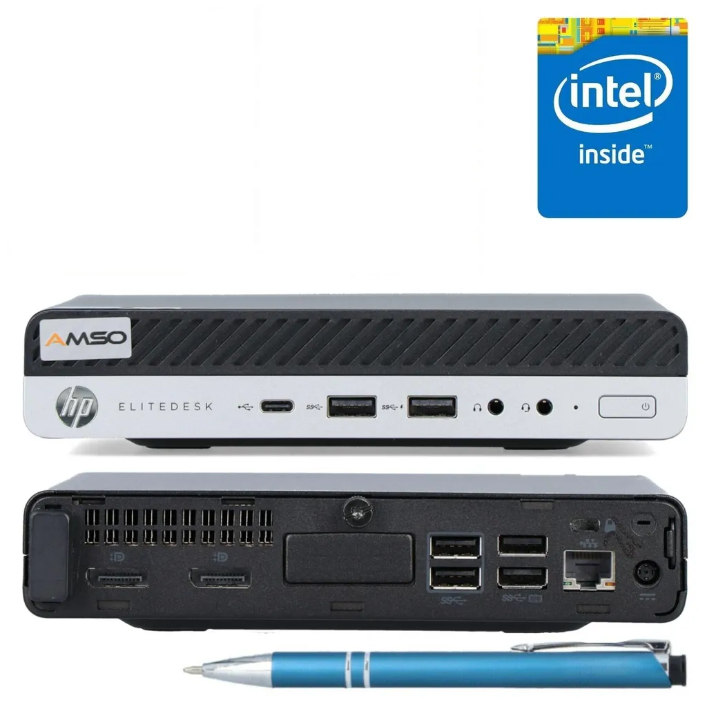 OFFERTA Mini PC HP ProDesk 600 G3 i3-7100T 8GB RAM SSD 128GB Wi-Fi