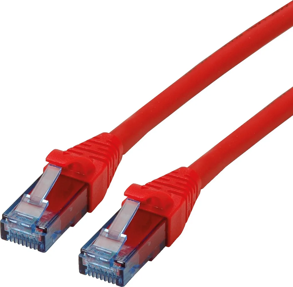 Cavo LAN ROLINE 21152982 Rosso Cat6a 0.3m | Zero Lag 10Gbps