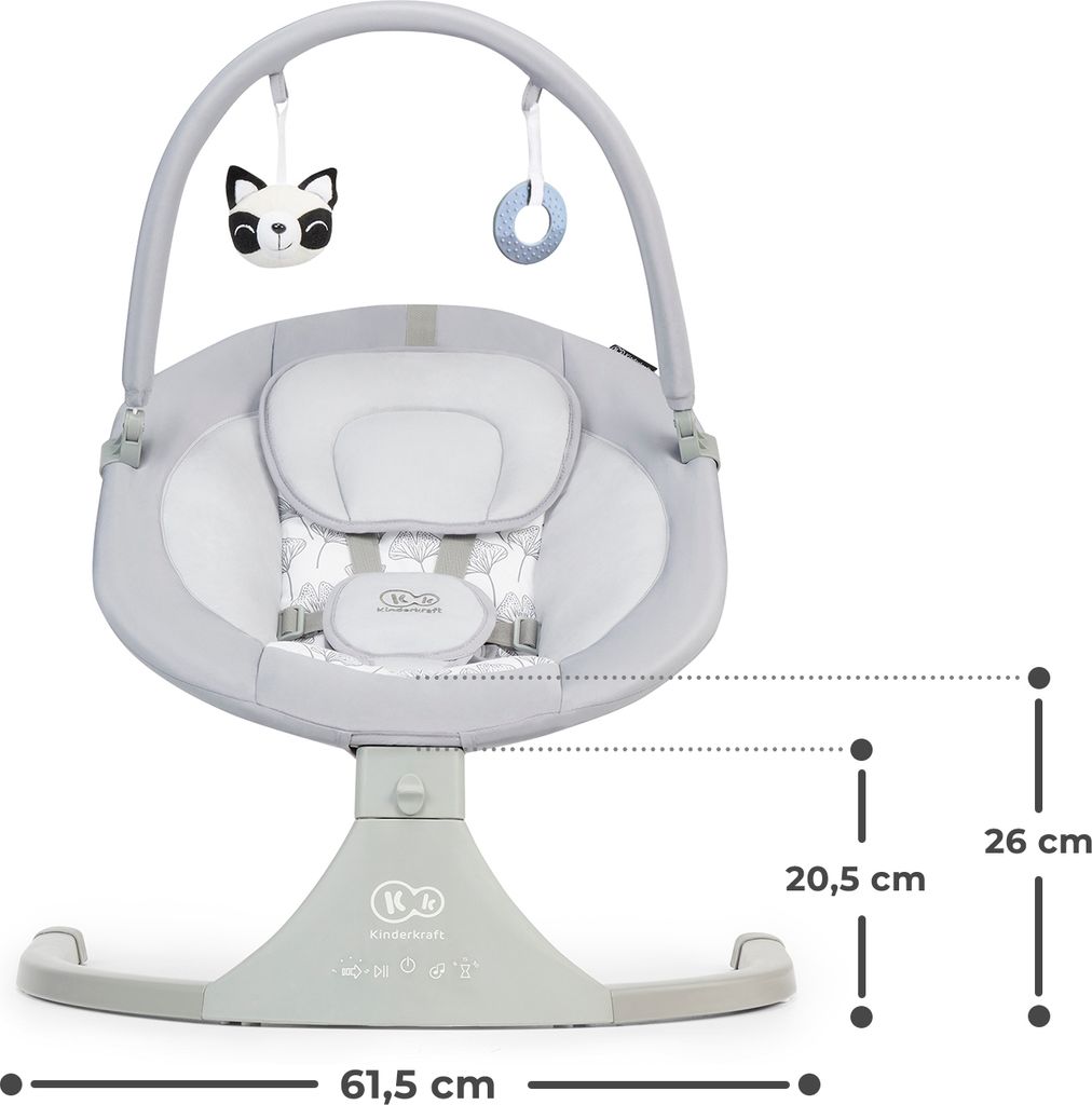 Kinderkraft LULI 2 in 1 - elektrische Babywippe - 5 Produktbild 11