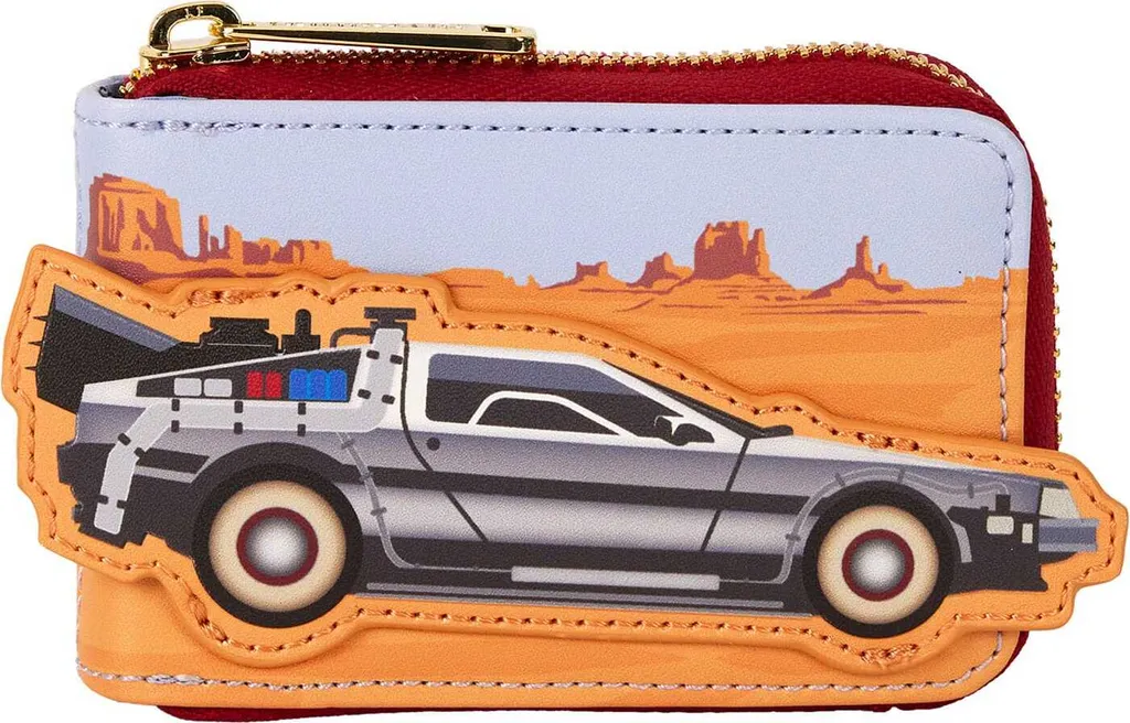 Portefeuille Loungefly Retour vers le futur 40ème anniversaire DeLorean