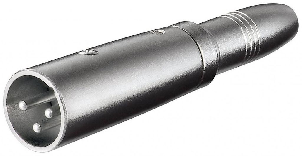 Goobay 27454 Adattatore XLR, presa AUX da 6,35 mm a spina Immagine del prodotto 