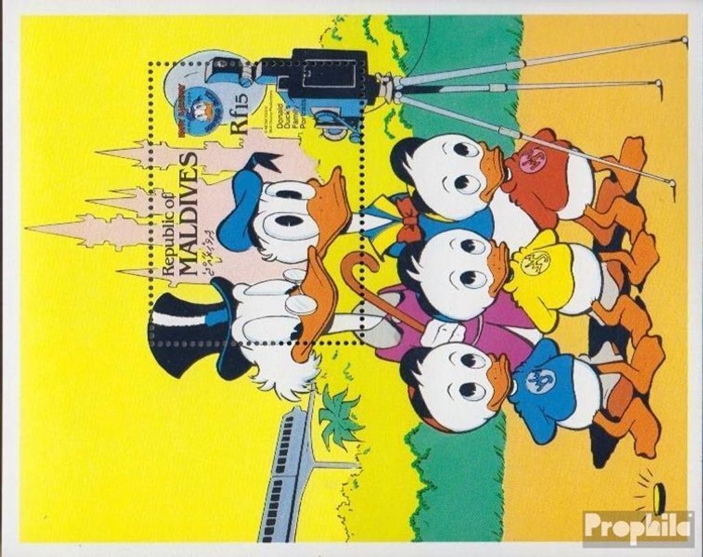 Briefmarken Malediven 1984 Mi Block101 (kompl.Ausg.) Produktbild 