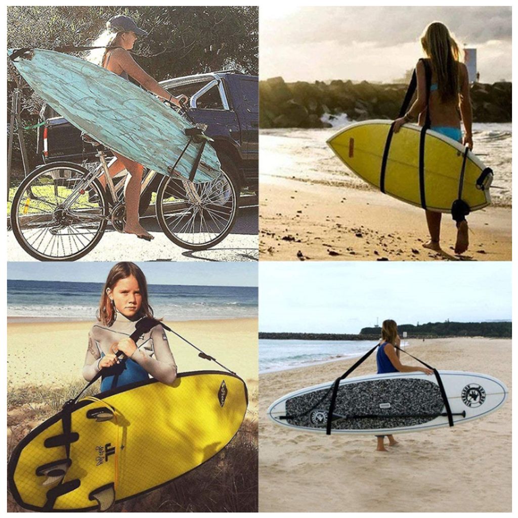 Verstellbare Surfboard Tragegurt Stand Up Paddle Board Surfbrett Schulterriemen 
