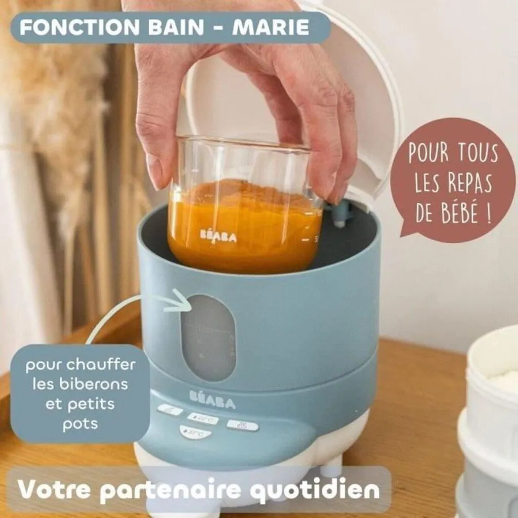 Chauffe-biberon Béaba Baby Milk Second - Stérilisateur Vapeur Rapide