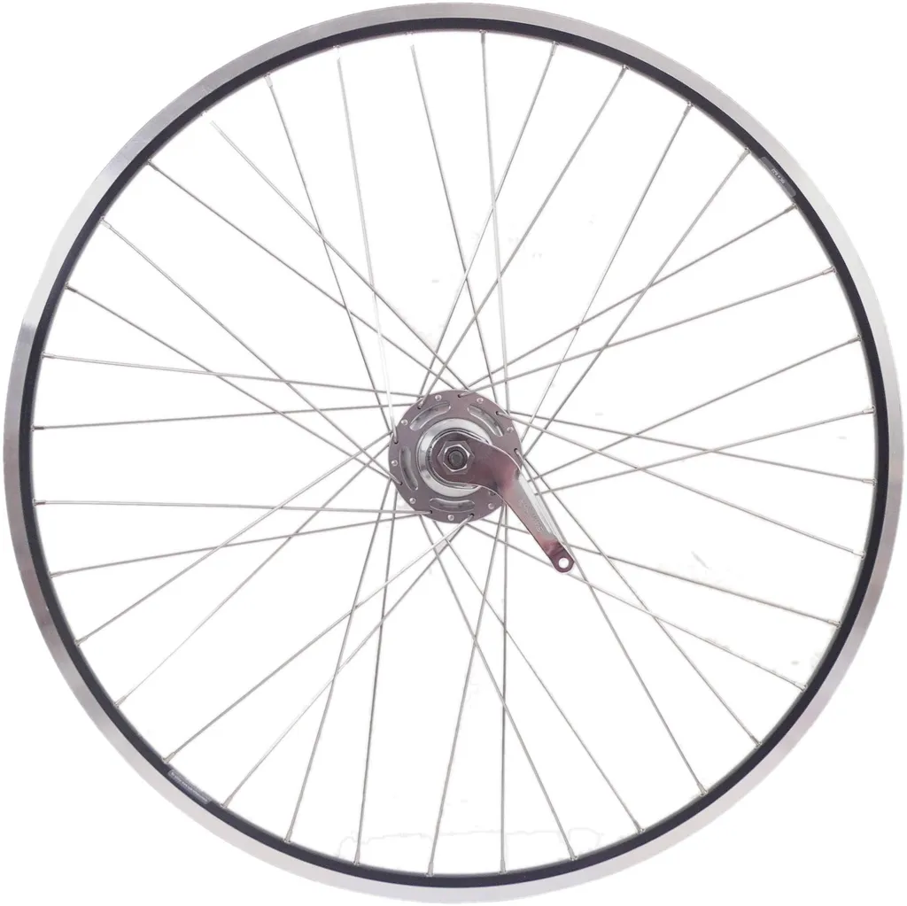 Roue Arrière Shimano 28 Pouces 622 x 19C ZAC19 Nexus 7 Argent Noir