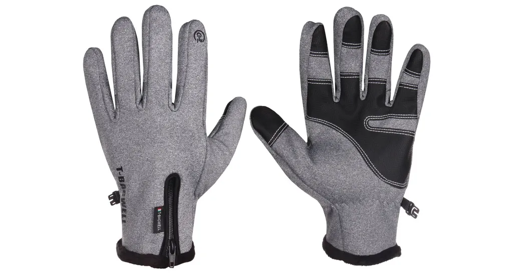 Guanti Screen Touch Grigio Taglia L - Essenziali per l'Inverno