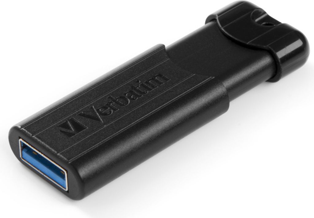 Verbatim USB Stick PinStripe 16 GB USB 3.0 Schwarz - Flash-Laufwerk