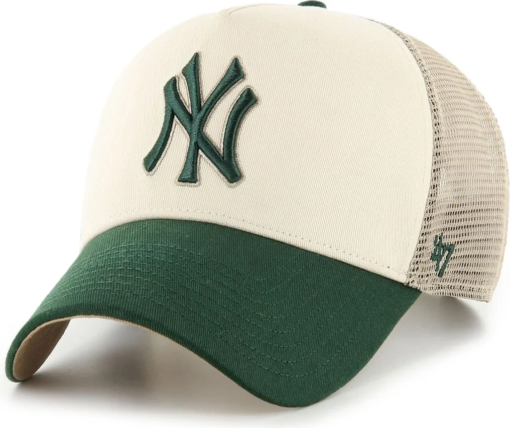 Casquette '47 New York Yankees Ballpark Mesh Trucker Natural Green