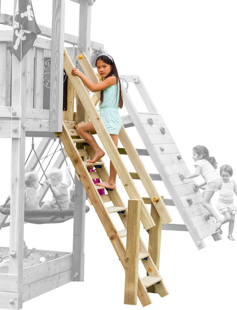 Spielturmking Anbaumodul Treppe @STEPS für Spieltürme DH475 Produktbild 