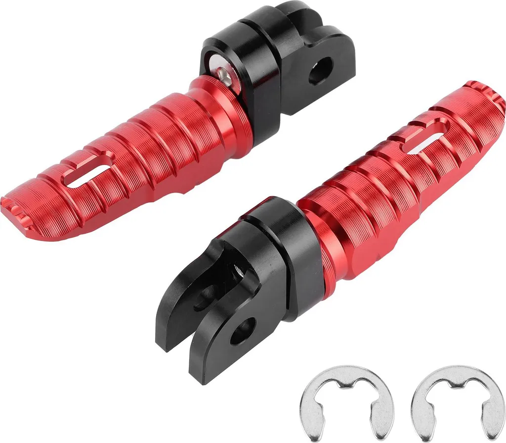 Poggiapiedi Sinistro Rosso Yamaha MT-07 MT-09 R3 XJ6 | Ricambio CNC