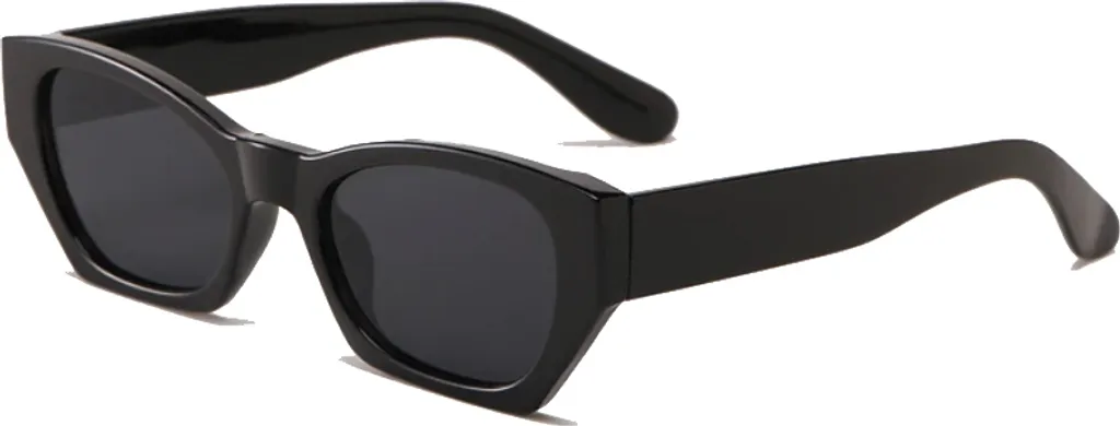 VeyRey Lunettes de soleil yeux de chat noir Yraya : Adieu éblouissement