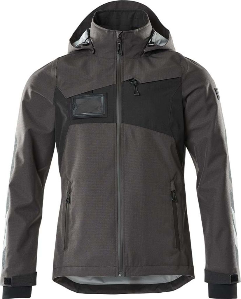 Mascot MASCOT ACCELERATE Hard Shell Jacke wasserdicht 18301-231 Gr. 3XL dunkelanthrazit/schwarz