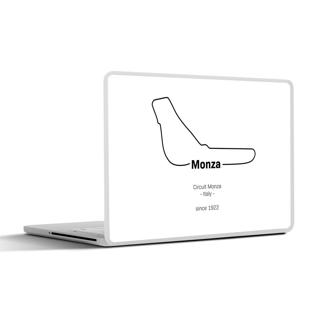MuchoWow Laptop Aufkleber Sticker Cover Formel 1 - Monza - Rennstrecke 30x21 cm - Sticker für Laptop - Selbstklebend