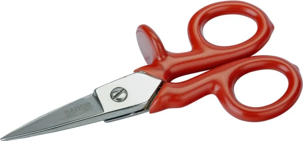Forbici Professionali Bahco Isolate 50mm - Protezione Dita 1000V Argento