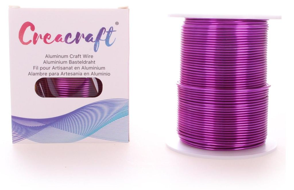 Drut aluminiowy 1,35 mm x 80 m, fioletowy Zdjęcie produktu 