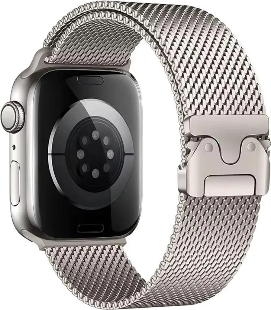 Cinturino Acciaio Maglia Milanese S11 42mm 41mm 40mm Titanio Edition