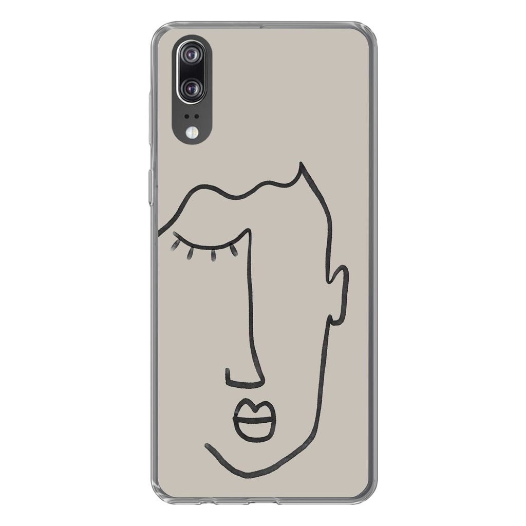 MuchoWow® Handyhülle Schutzhülle Hülle für Huawei P20 Auge Produktbild 
