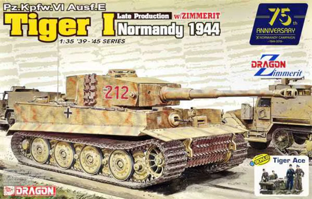 Modélisme Militaire Tiger I Dragon 1:35 idéal pour Diorama Seconde Guerre