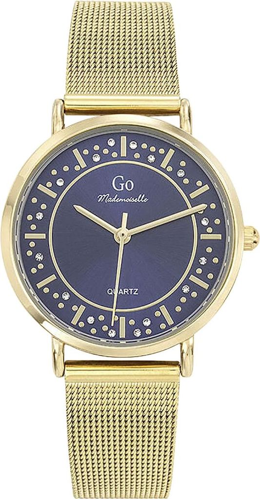 Girl Only Armbanduhr gold Edelstahl Mademoiselle Damen Analog-Quarzuhr UGO695592