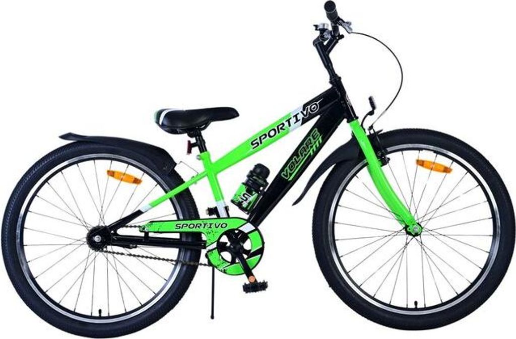 Volare Sportivo Kinderfahrrad - Jungen - 24 Zoll - Schwarz Produktbild 