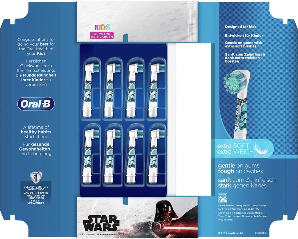 Oral-B Kids Star Wars Aufsteckbürsten für elektrische Produktbild 