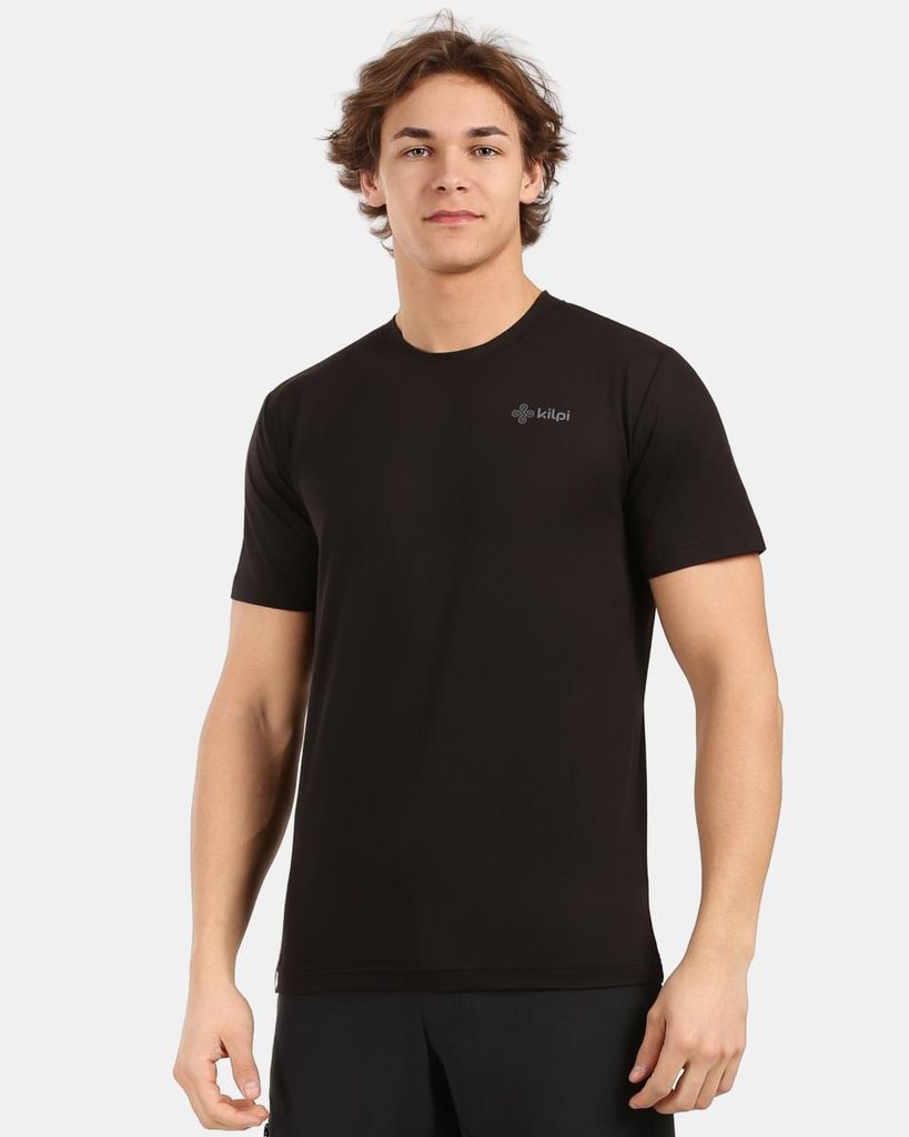 Herren-Outdoor-T-Shirt Kilpi LISMAIN-M, SCHWARZ, Größe M
