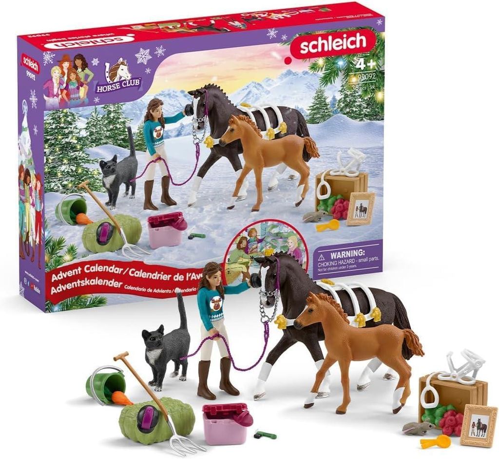 Calendrier de l'Avent sur le thème des chevaux - À partir Image du produit 