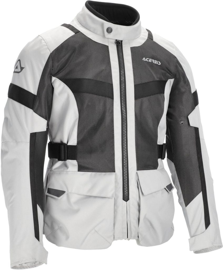 Acerbis Ramsey Vented Long Damen Motorrad Textiljacke, grau/dunkelgrau, M